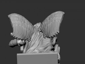 Angel statue 01 3D प्रिंट मॉडल