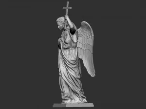 Angel statue 01 3D Print Model