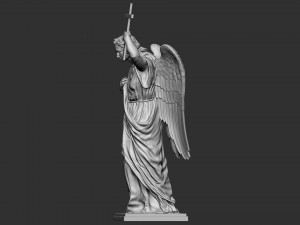 Angel statue 01 3D प्रिंट मॉडल