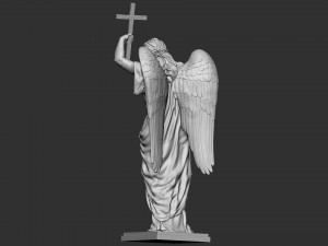 Angel statue 01 3D प्रिंट मॉडल