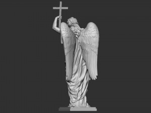 Angel statue 01 3D प्रिंट मॉडल