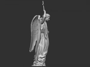 Angel statue 02 3D Print Model
