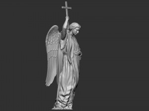 Angel statue 02 3D Baskı Modeli