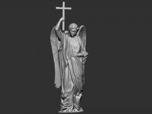 Angel statue 02 3D Baskı Modeli