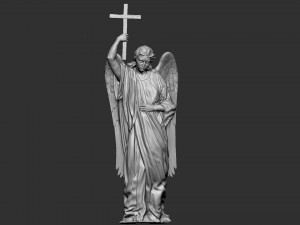 Angel statue 02 3D Baskı Modeli