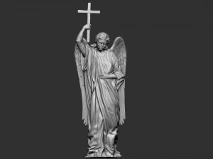 Angel statue 02 3D Print Model