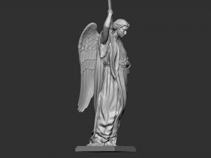 Angel statue 02 3D Baskı Modeli
