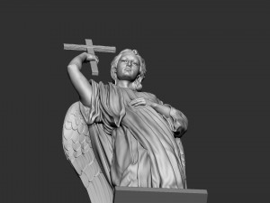 Angel statue 02 3D Baskı Modeli