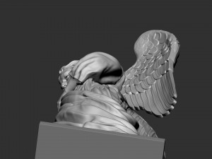 Angel statue 02 3D Baskı Modeli