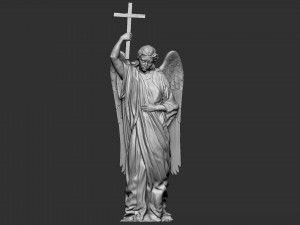 Angel statue 02 3D Baskı Modeli