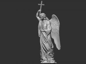 Angel statue 02 3D Baskı Modeli