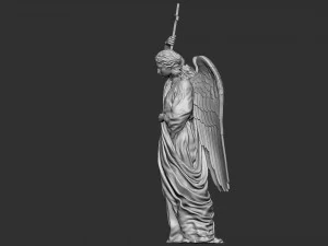 Angel statue 02 3D Print Model