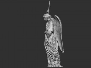 Angel statue 02 3D Baskı Modeli