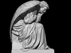 Angel statue 03 3D 打印模型