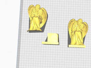 Melek heykeli 03 3D Baskı Modeli