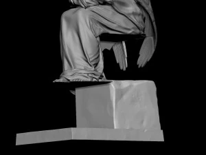 Melek heykeli 03 3D Baskı Modeli