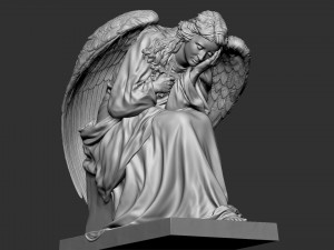 Angel statue 03 3D 打印模型