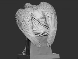 Melek heykeli 03 3D Baskı Modeli