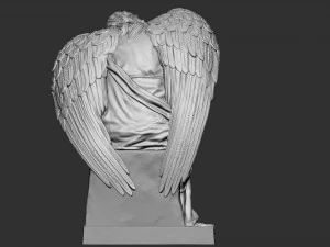 Melek heykeli 03 3D Baskı Modeli