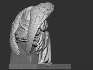 Melek heykeli 03 3D Baskı Modeli