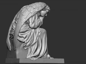 Melek heykeli 03 3D Baskı Modeli