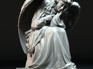 Melek heykeli 03 3D Baskı Modeli