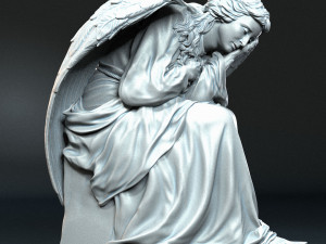 Angel statue 03 3D 打印模型