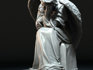 Angel statue 03 3D 打印模型