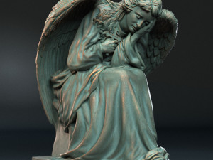 Angel statue 03 3D 打印模型