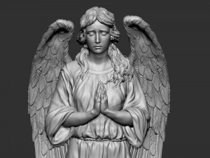 Angel statue 04 3D Print Model