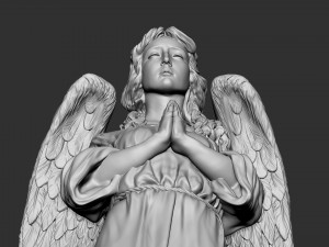 Angel statue 04 3Dプリントモデル