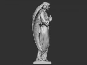 Angel statue 04 3D Print Model
