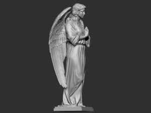 Angel statue 04 3Dプリントモデル