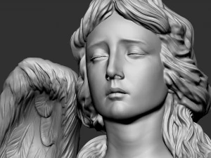 Angel statue 04 3D Print Model