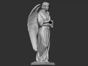Angel statue 04 3D Print Model