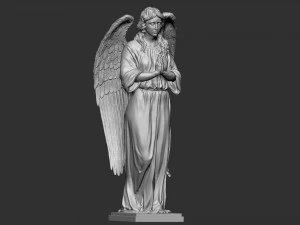 Angel statue 04 3D Print Model