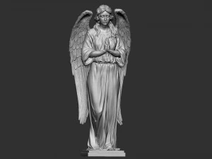 Angel statue 04 3D Print Model