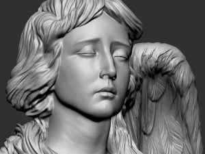 Angel statue 04 3D Print Model
