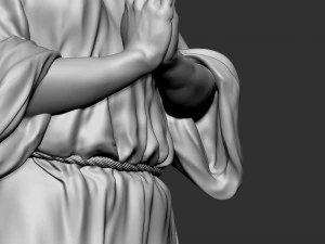 Angel statue 04 3D Print Model