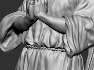 Angel statue 04 3D Print Model
