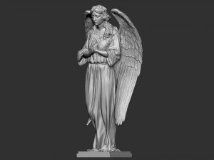 Angel statue 04 3D Print Model