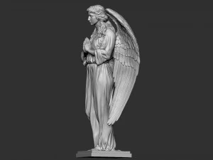 Angel statue 04 3D Print Model