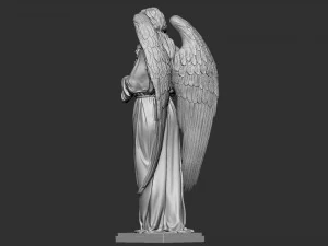 Angel statue 04 3D Print Model