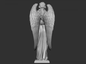Angel statue 04 3D Print Model