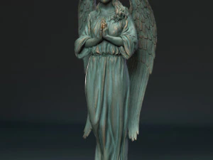 Melek heykeli 04 3D Baskı Modeli
