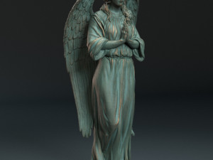 Angel statue 04 3Dプリントモデル