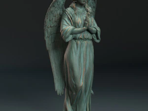 Angel statue 04 3D Print Model