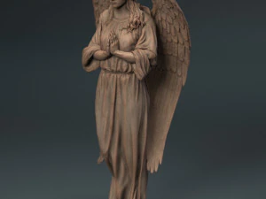 Angel statue 04 3D Print Model