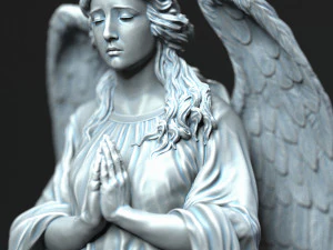 Angel statue 04 3D Print Model