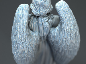 Angel statue 04 3Dプリントモデル